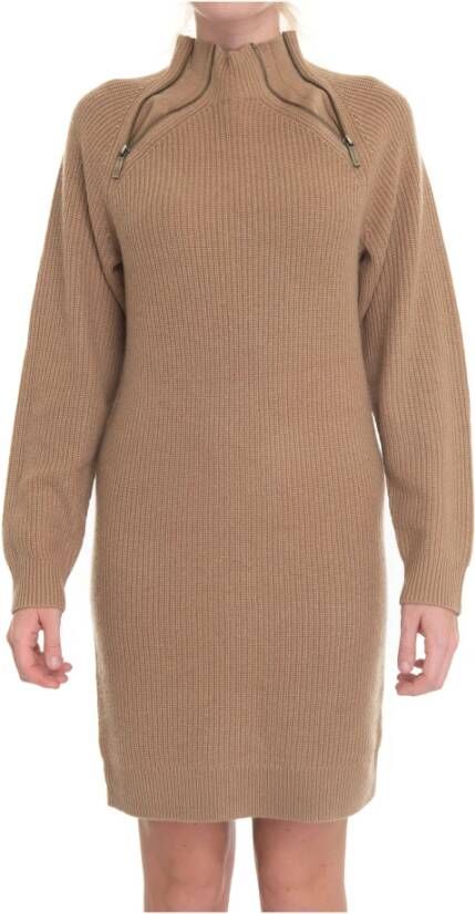 Michael Kors Sweater dress Bruin Dames