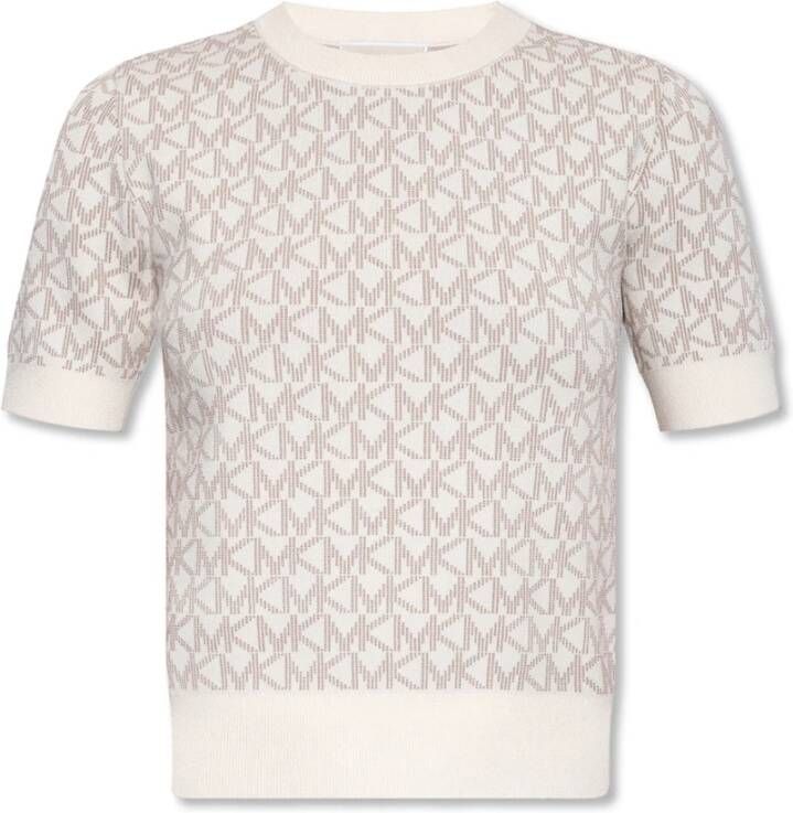 Michael Kors T-Shirt Beige Dames