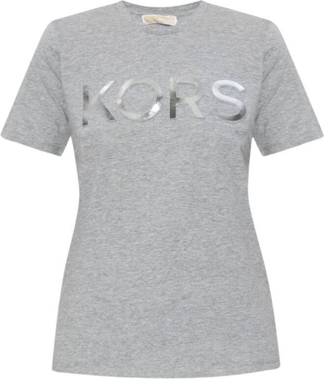 Michael Kors T-shirt met logo Grijs Dames