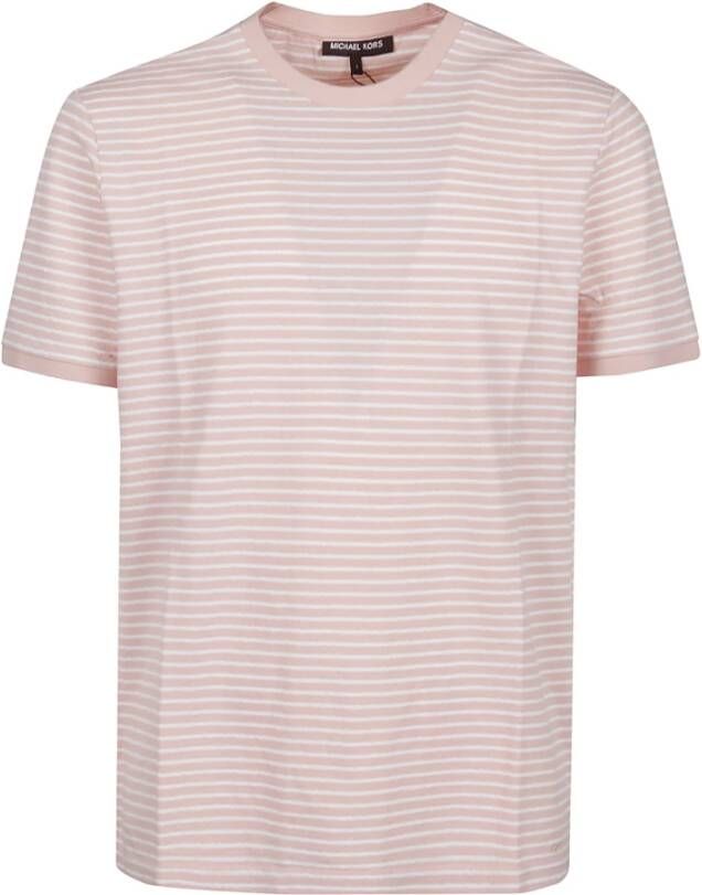 Michael Kors T-shirt Roze Heren