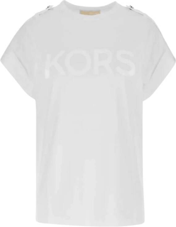 Michael Kors T-Shirts Wit Dames