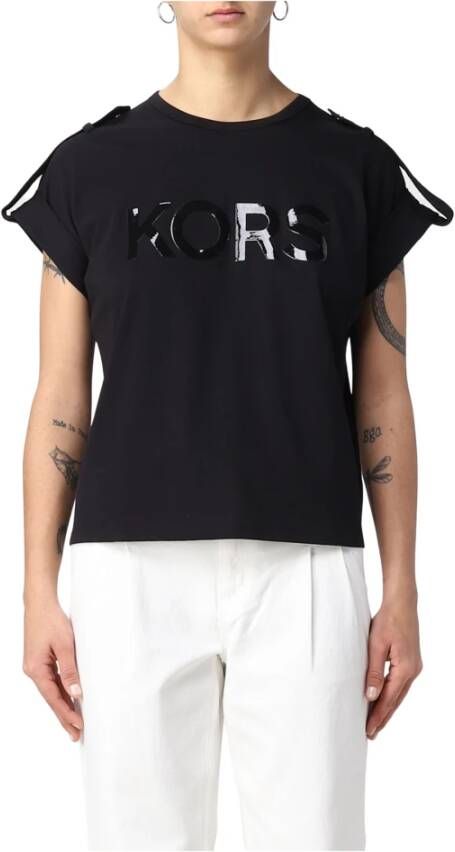 Michael Kors T-Shirts Black Dames