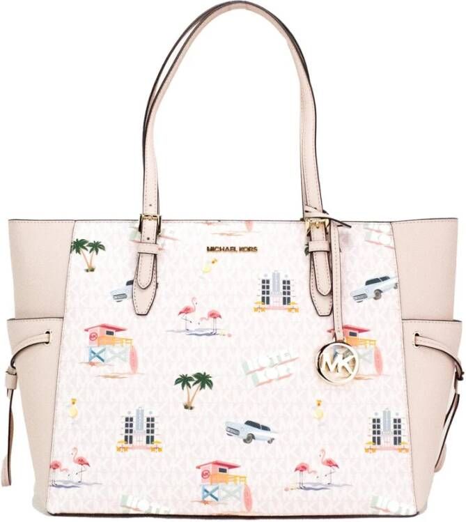 Michael Kors Tote Bags Beige Dames