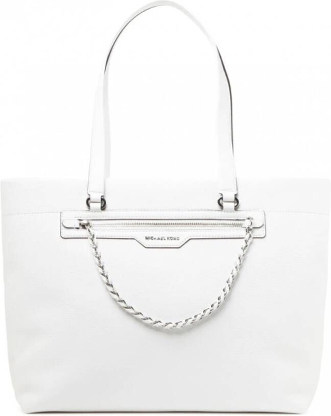 Michael Kors Totes Slater Large Top-Zip Tote in wit