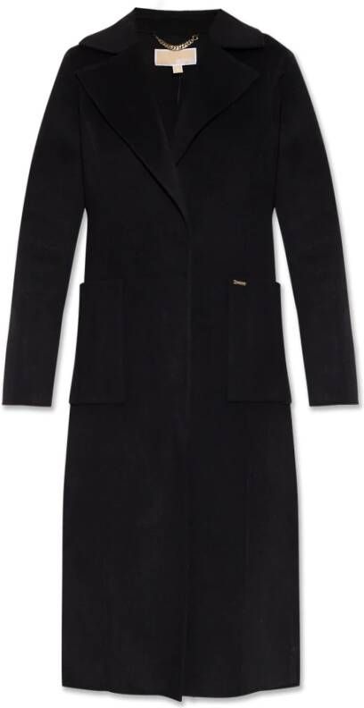 Michael Kors Wollen jas Zwart Dames
