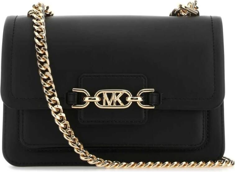 Michael Kors Zwart leer heide schoudertas Zwart Dames