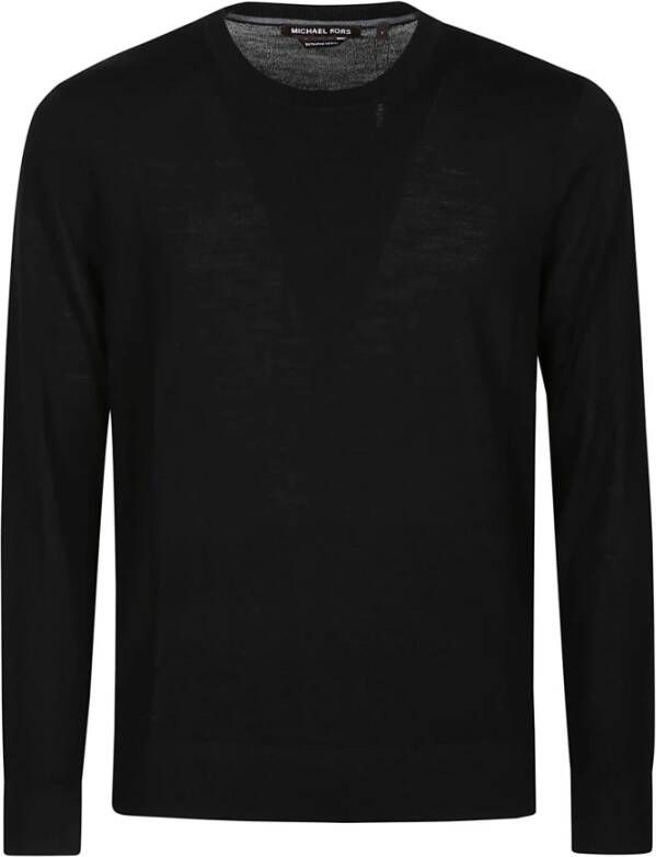 Michael Kors Zwarte Core Sweater Zwart Heren