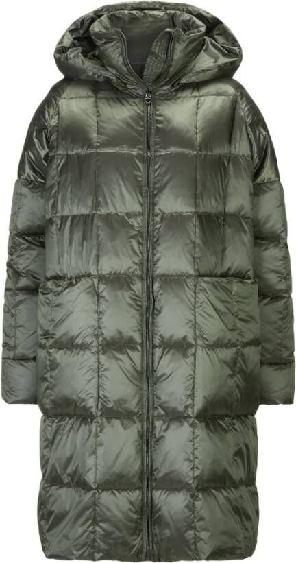 Milestone Moderne gewatteerde jas met oversized pasvorm Green