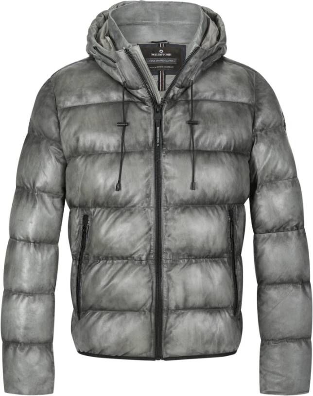 Milestone Safi Gewatteerde Schapenleren Jas Gray