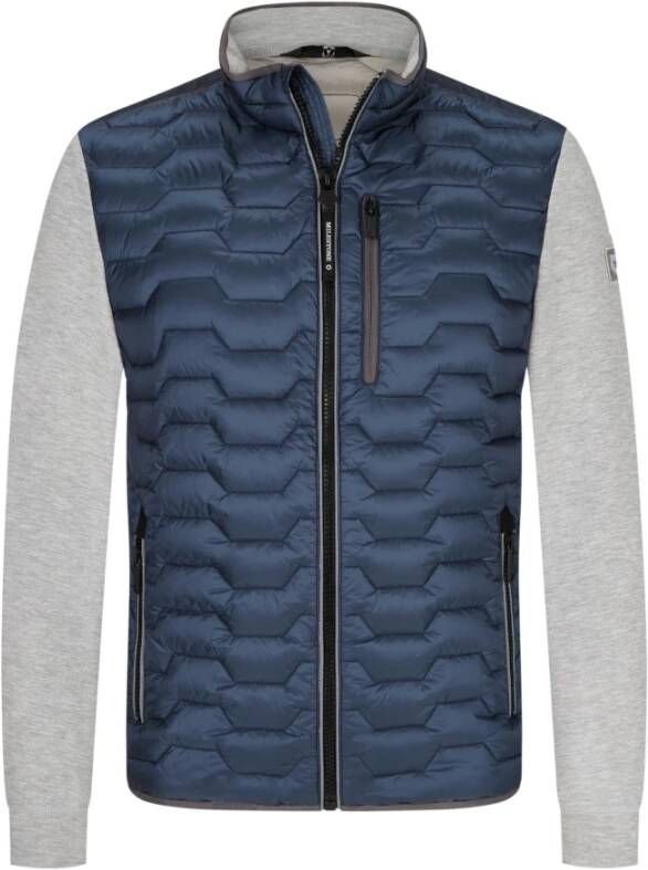Milestone Gewatteerde Sportieve Jas Blue Heren