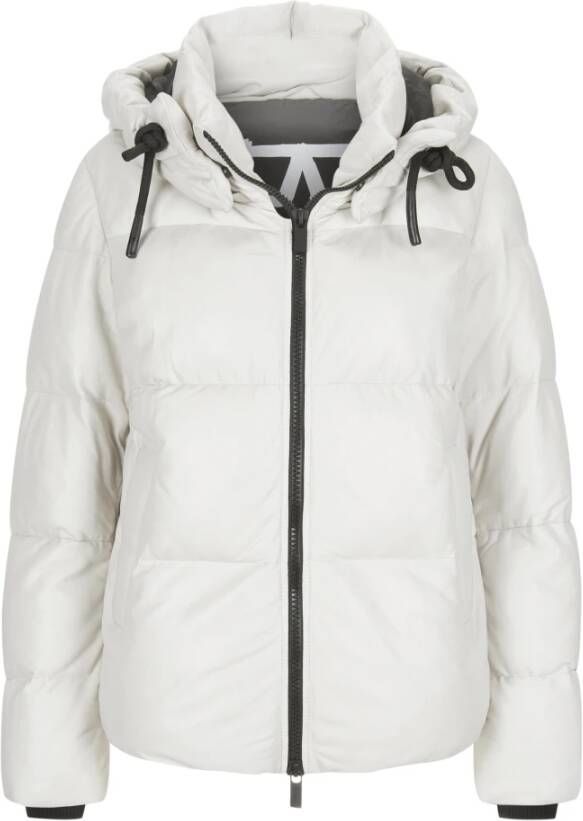 Milestone Laguna Leren Steppjack White Dames