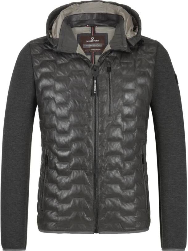 Milestone Leather Jackets Zwart