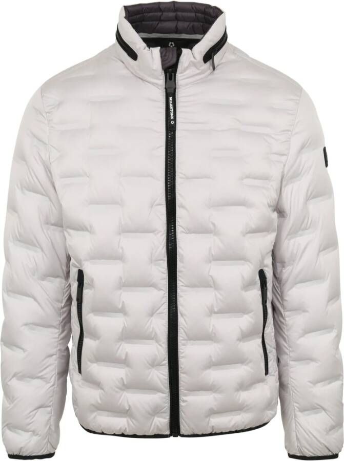 Milestone Mijlpaal Salvio Jas Off-White Wit Heren