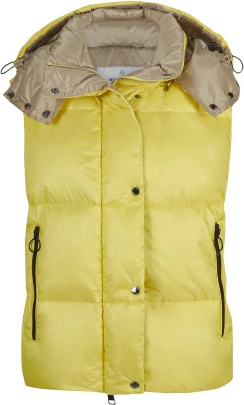 Milestone Stijlvolle Lichtgewicht Donsvest Yellow Dames