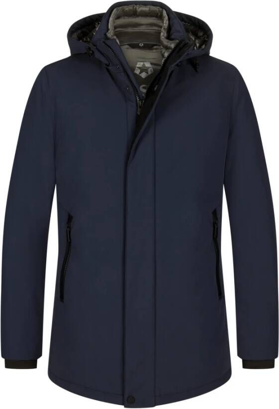 Milestone Winter Jackets Blauw Heren
