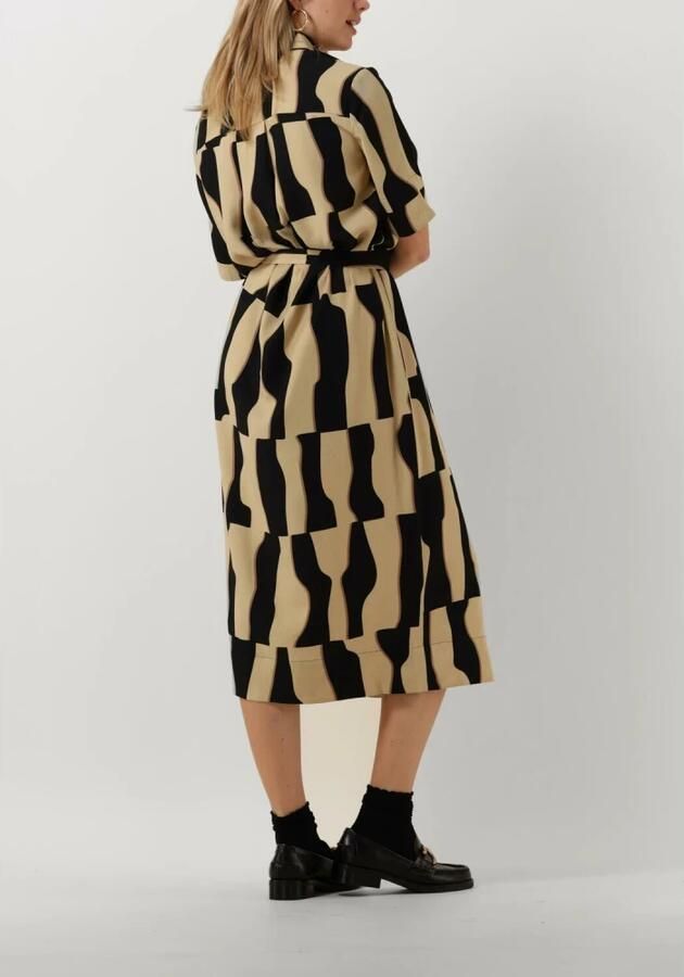 Minimum Beige Midi Jurk Idinna Multicolor Dames - Foto 2