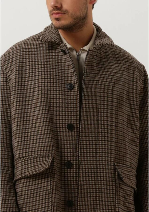 Minimum Lange wollen jas met pied-de-poule-dessin model 'Balano' - Foto 2