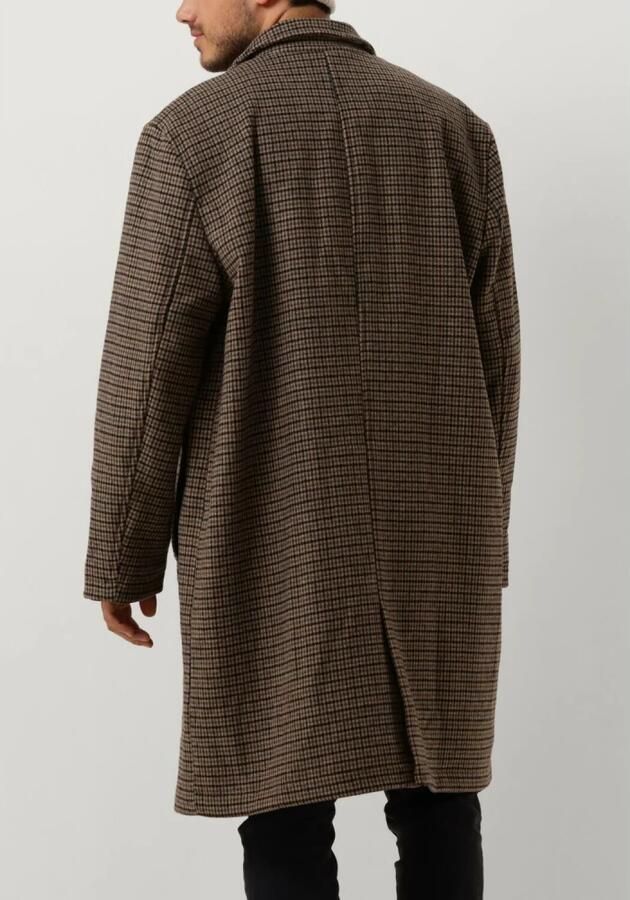 Minimum Lange wollen jas met pied-de-poule-dessin model 'Balano' - Foto 3