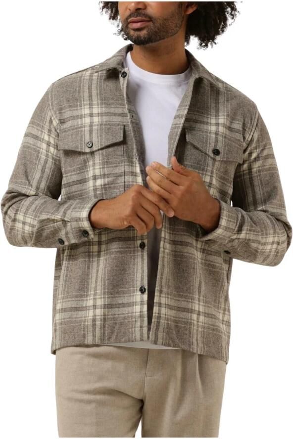 Minimum Kendo Heren Overshirt Beige Multicolor Heren - Foto 3