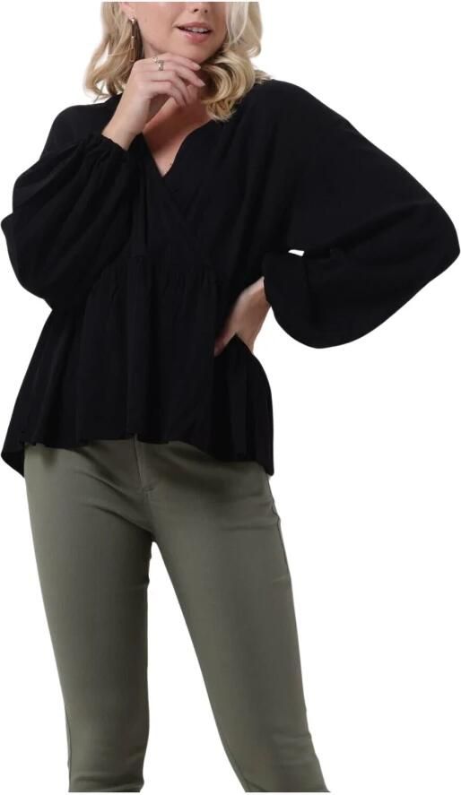 Minimum Zwarte Lilasa Blouse Black Dames - Foto 2