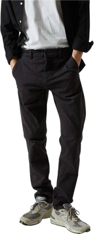 Minimum Slim-fit Trousers Zwart Heren