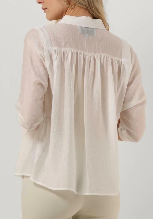 MINUS Dames Blouses Aneda 3 4 Sleeve Shirt Gebroken Wit - Foto 5