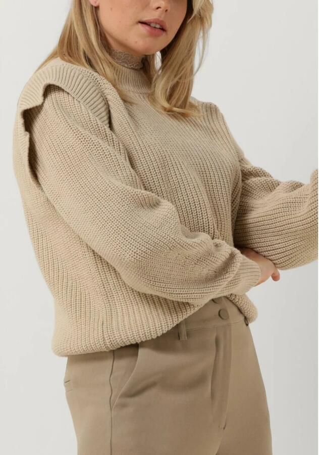 MINUS Dames Truien & Vesten Arya Knit Pullover Beige - Foto 2