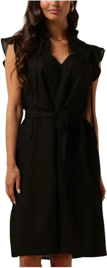 MINUS Dames Jurken Alaya Knee Length Dress Zwart - Foto 3