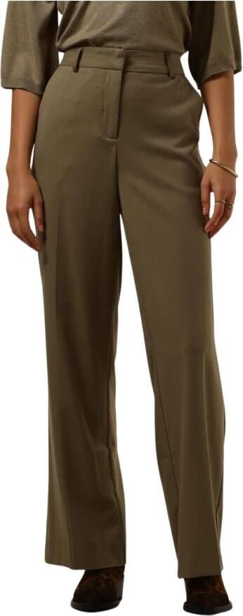 MINUS Dames Broeken Elvera Mid Waist Pant Olijf - Foto 3