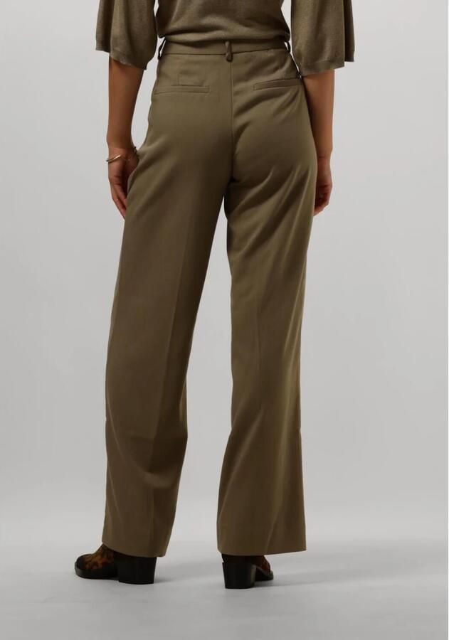 MINUS Dames Broeken Elvera Mid Waist Pant Olijf - Foto 2