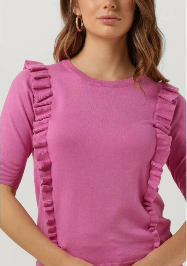 MINUS Dames Tops & T-shirts Vesia Knit T-shirt Roze - Foto 4