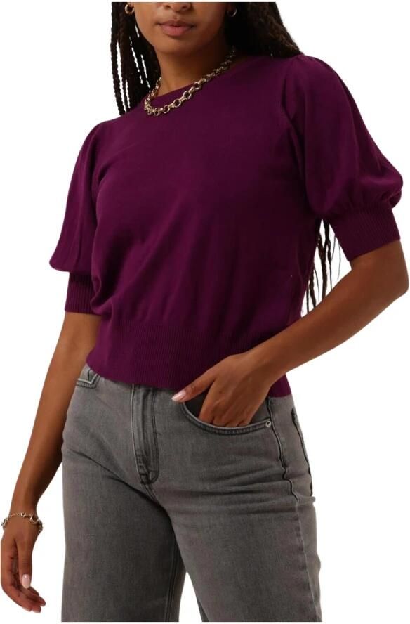 MINUS Dames Tops & T-shirts Liva Knit Tee Paars - Foto 3