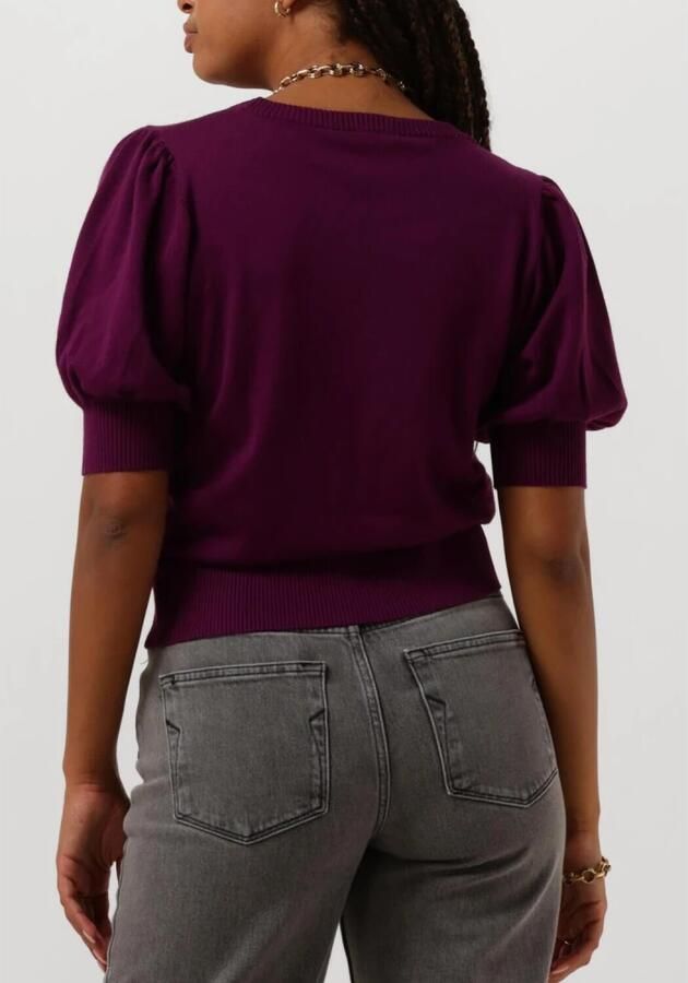 MINUS Dames Tops & T-shirts Liva Knit Tee Paars - Foto 2