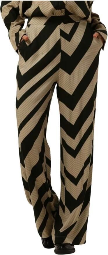 MINUS Dames Broeken Jalia High Waisted Wide Leg Pant Groen - Foto 4