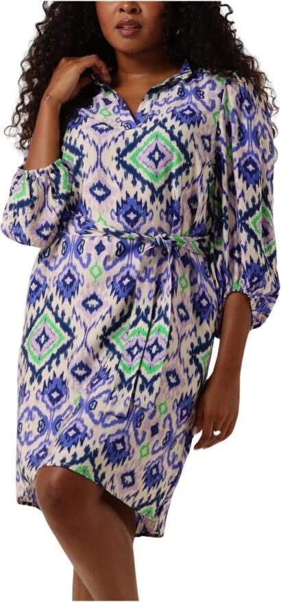 Minus Kleurrijke Korte Jurk voor Vrouwen Multicolor Dames - Foto 3