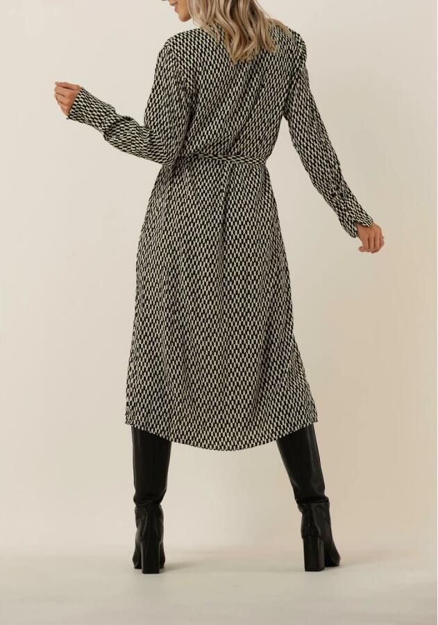 Minus Lasina Shirtdress Bruin Multicolor Dames - Foto 3