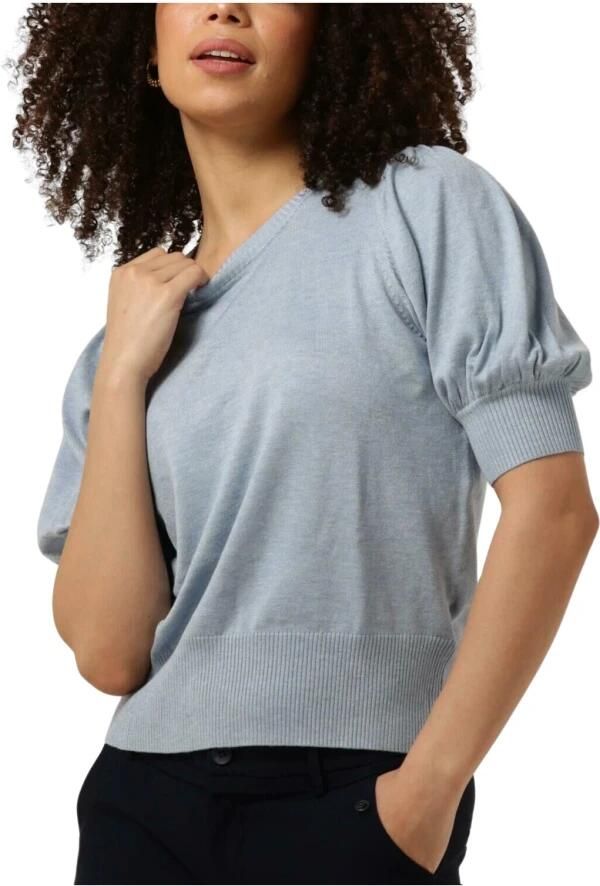 MINUS Dames Tops & T-shirts Liva Knit Tee Lichtblauw - Foto 4