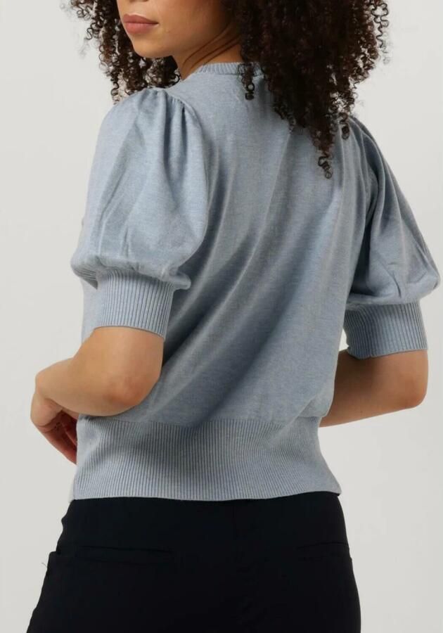 MINUS Dames Tops & T-shirts Liva Knit Tee Lichtblauw - Foto 3