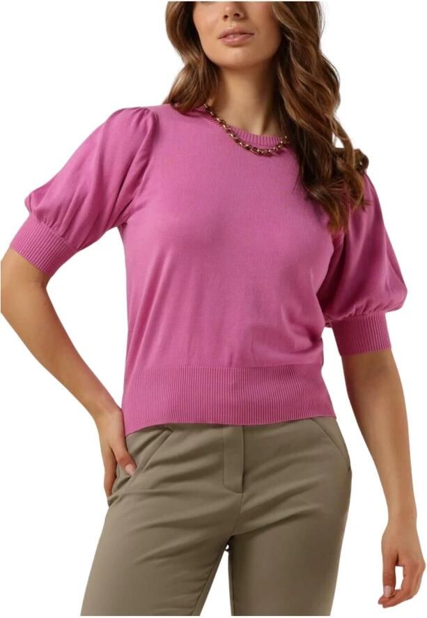 MINUS Dames Tops & T-shirts Liva Knit Tee Roze - Foto 3