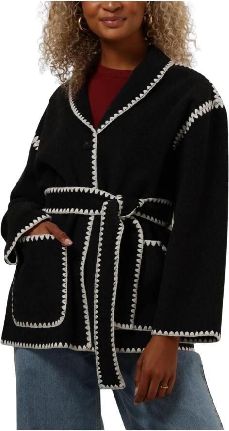 MINUS Dames Jassen Clara Belt Jacket Donkergrijs - Foto 7