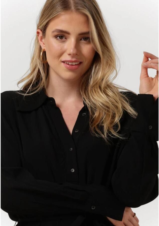 MINUS Dames Jurken Lasina Solid Shirtdress Zwart - Foto 2