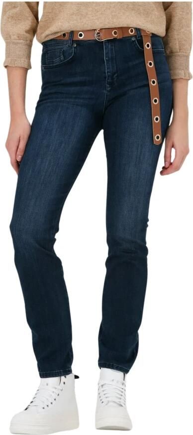 Minus Straight Leg Herenna Jeans Donkerblauw Blue Dames - Foto 4