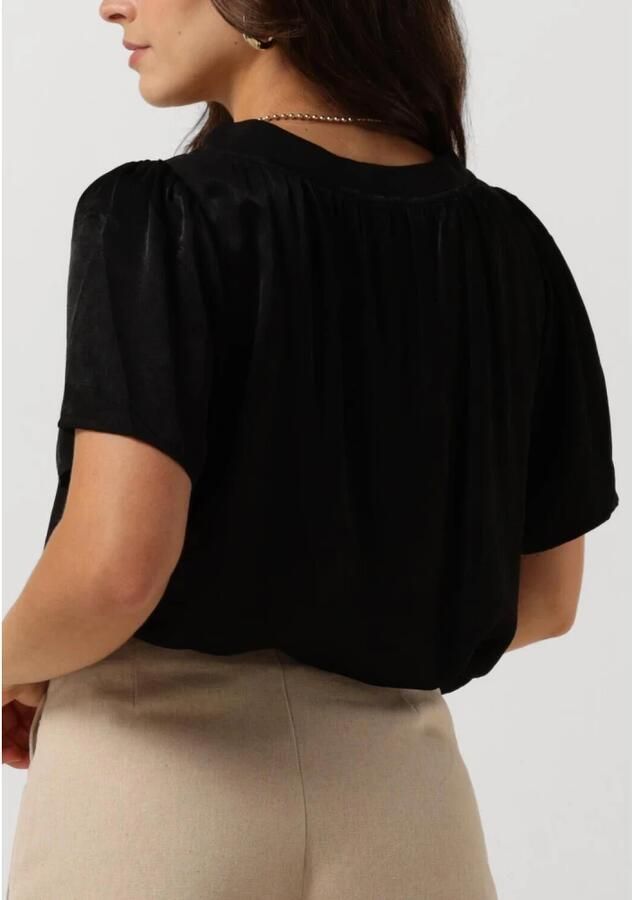 MINUS Dames Tops & T-shirts Lirene V-neck Blouse Zwart - Foto 2