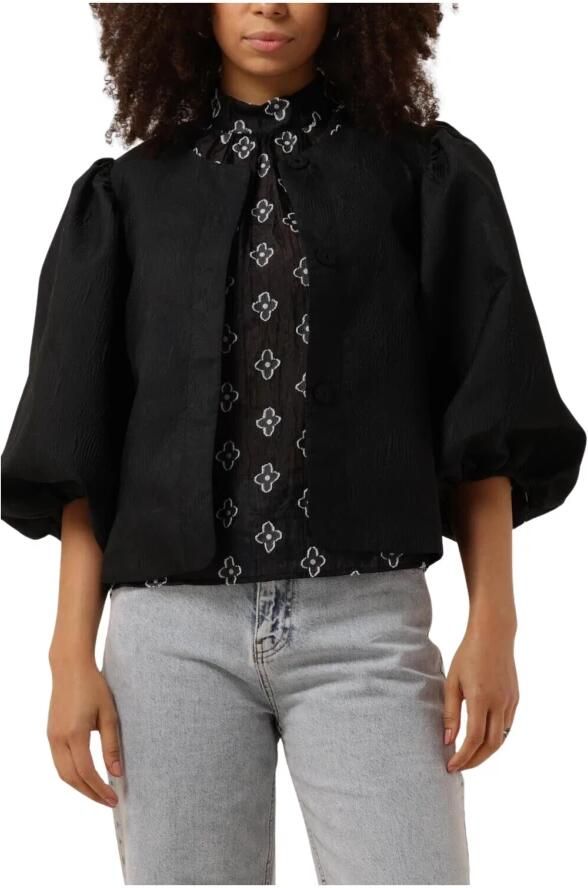 Minus Zwarte korte jas voor vrouwen Black Dames - Foto 3