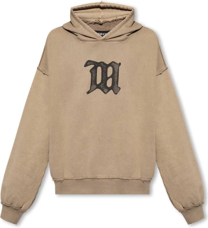 Misbhv Inside A Dark Echo collection hoodie Beige Heren