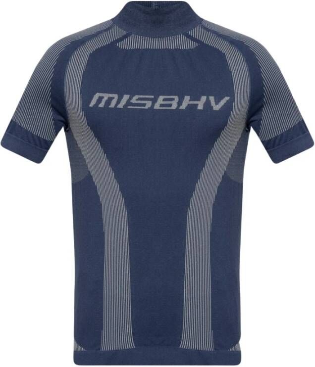 Misbhv Logo T-shirt Blauw Heren