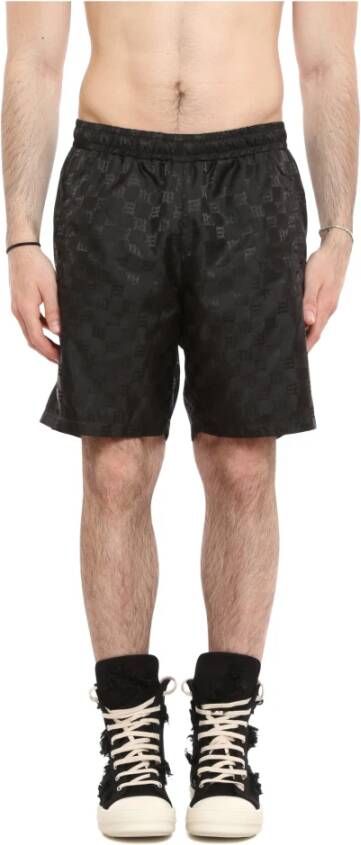 Misbhv Monogram nylon shorts Zwart Heren
