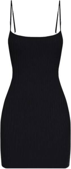 Misbhv Mouwloze mini -jurk Zwart Dames