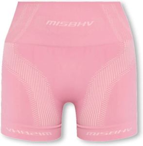 Misbhv Shorts met logo Roze Dames