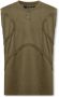 Misbhv Mouwloos Grunge Olive T-shirt Green Dames - Thumbnail 1